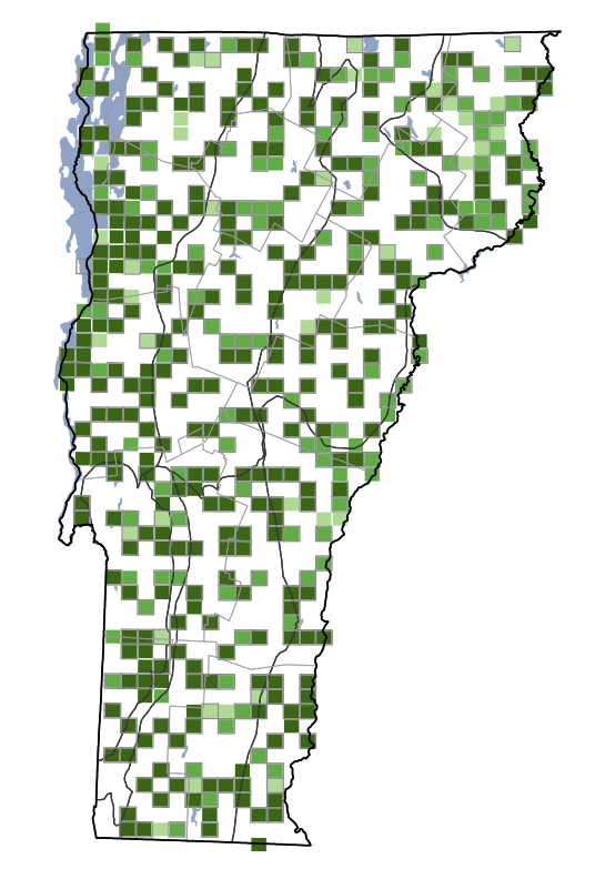 Cedar Waxwing Map 1